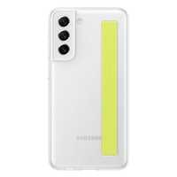 Etui Clear Cover Slim Strap do Samsung Galaxy S21 FE 5G - Biały