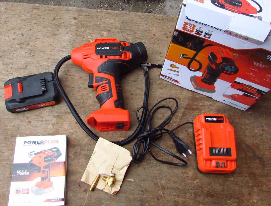 Акумуляторний компресор Powerplus powdp7020 (з Бельгії)