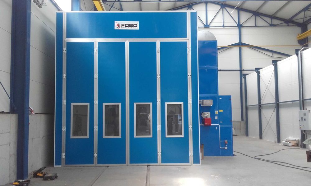 Kabina komora lakiernicza FOBO ściana lakiernia malarnia od ręki !!