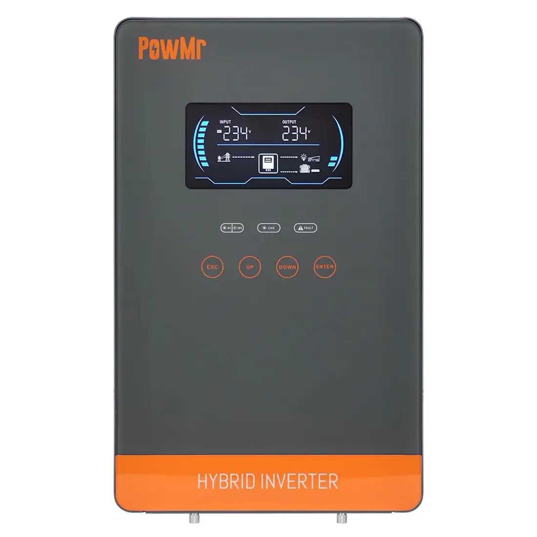 Гібридний інвертор Powmr POW-HVM4.5K-24V-P 24 В 4500 Вт / Гарантія