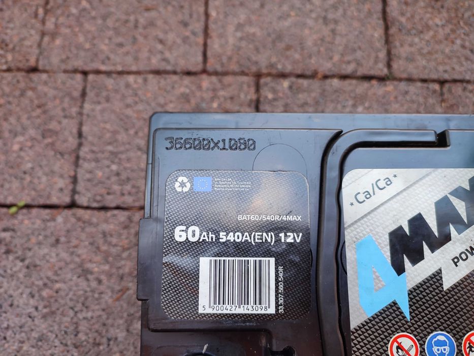 Akumulator 60Ah 540A 4max