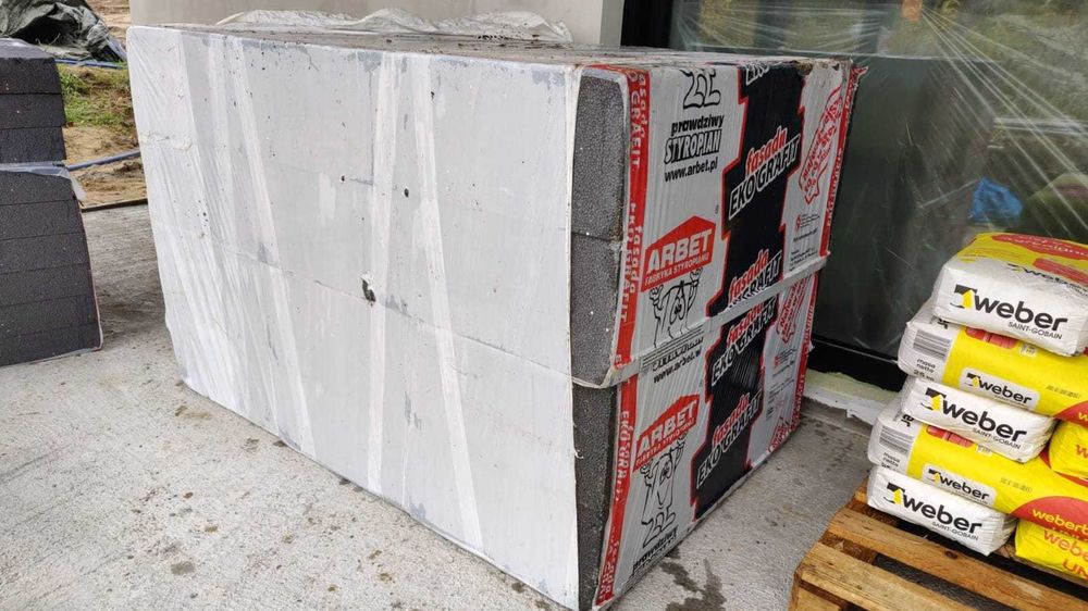 Styropian fasadowy Eco Grafit - 25 cm lambda 0,033 6 paczek