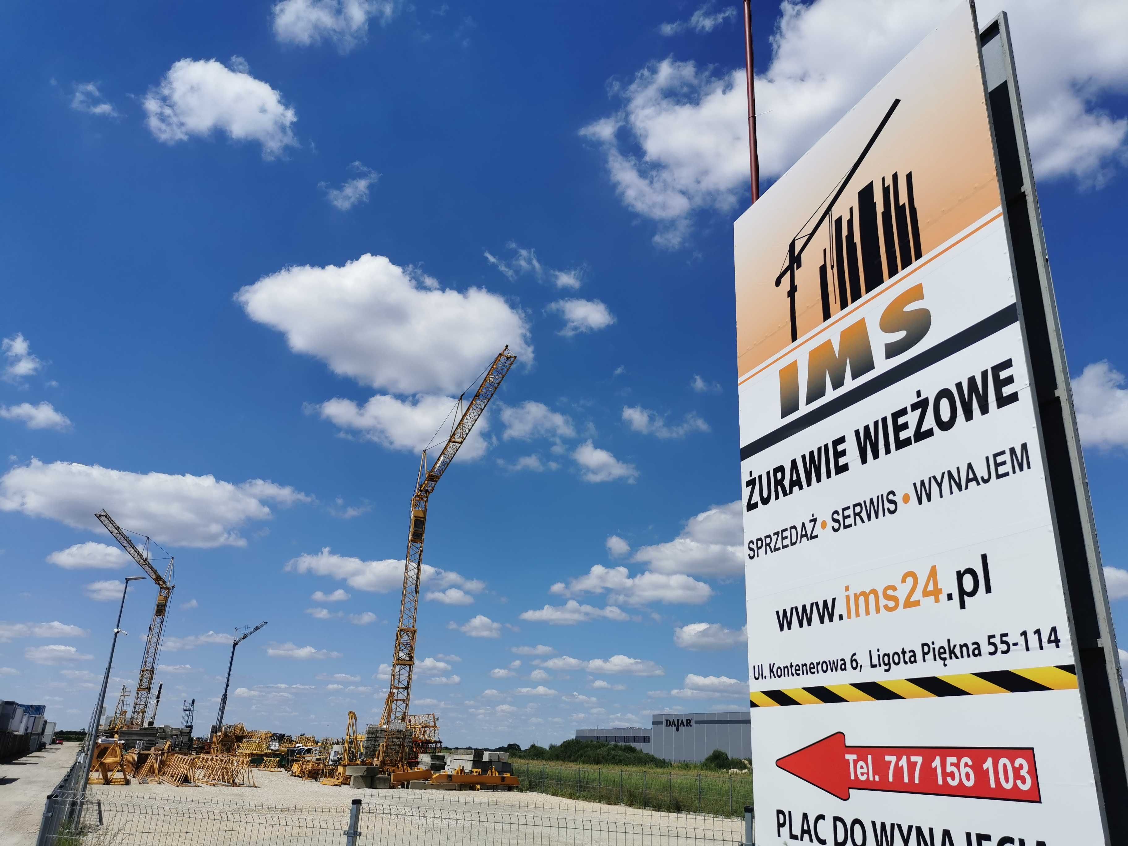 Wynajem żuraw dźwig budowlany ciesielski dekarski VICARIO OMV 22 AR