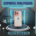 Capa para Iphone 15 pro max e plus fluorescente - FRETE GRATIS