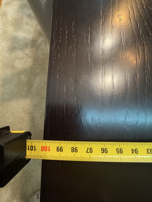 Mesa madeira wengué + cadeiras