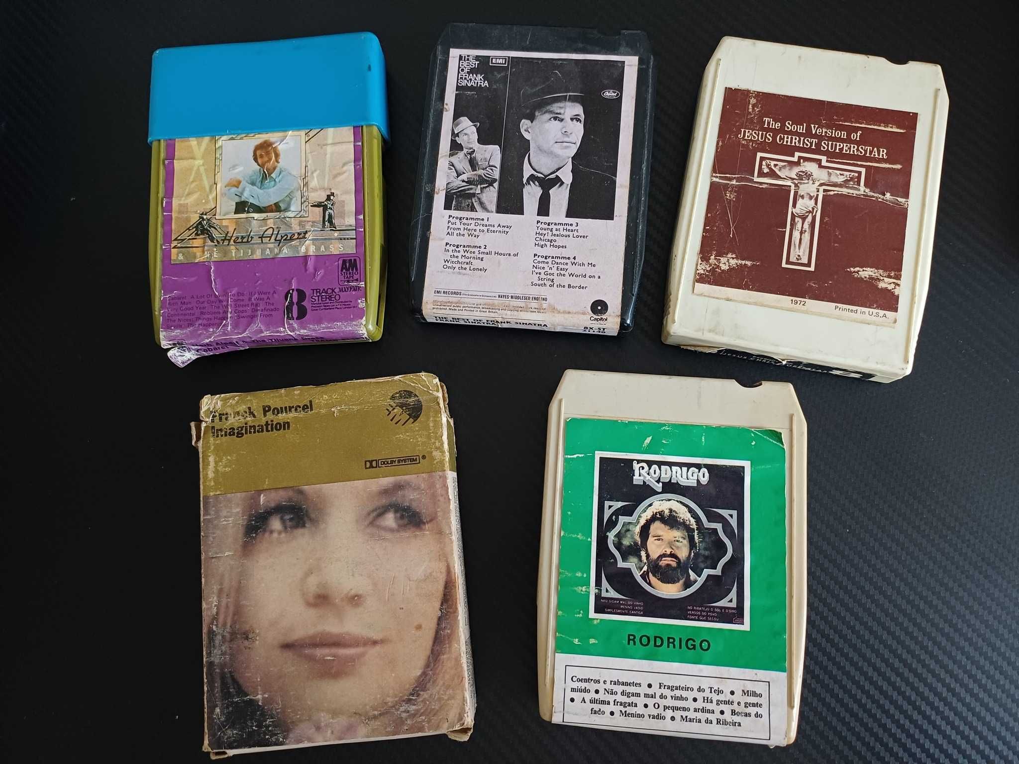 Cartuchos Musica 8 Track anos 70