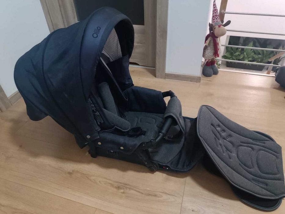 Wózek Camarello Ollio 4 w kolorze granatowym 2 w 1