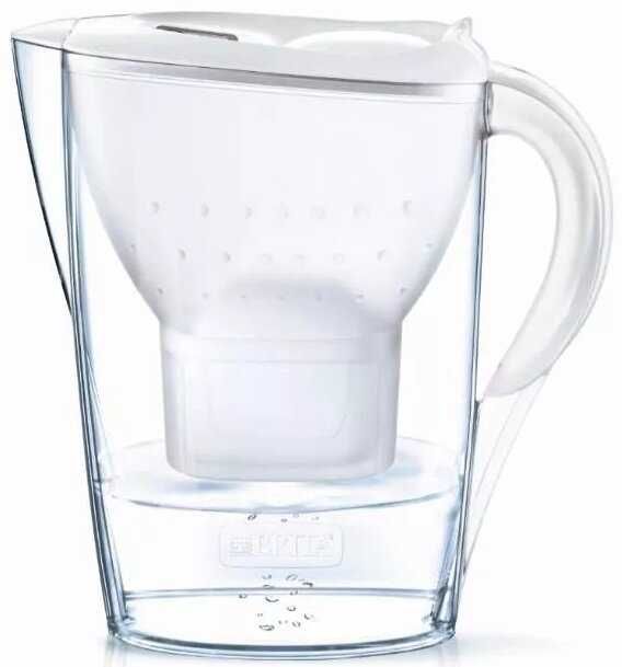 Dzbanek filtrujący BRITA Marella Biały 2,4l + 1 wkł. Maxtra PP