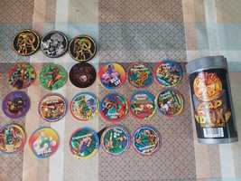 Tazos mortal kombat e street fighter