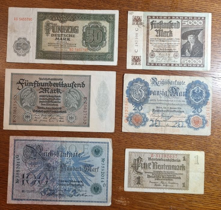 Banknoty stare Niemcy