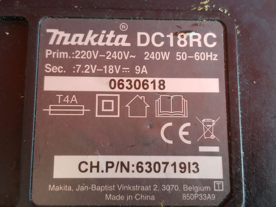 MAKITA Ładowarka 9A 14,4V-18V Li-ion DC18RC szybka