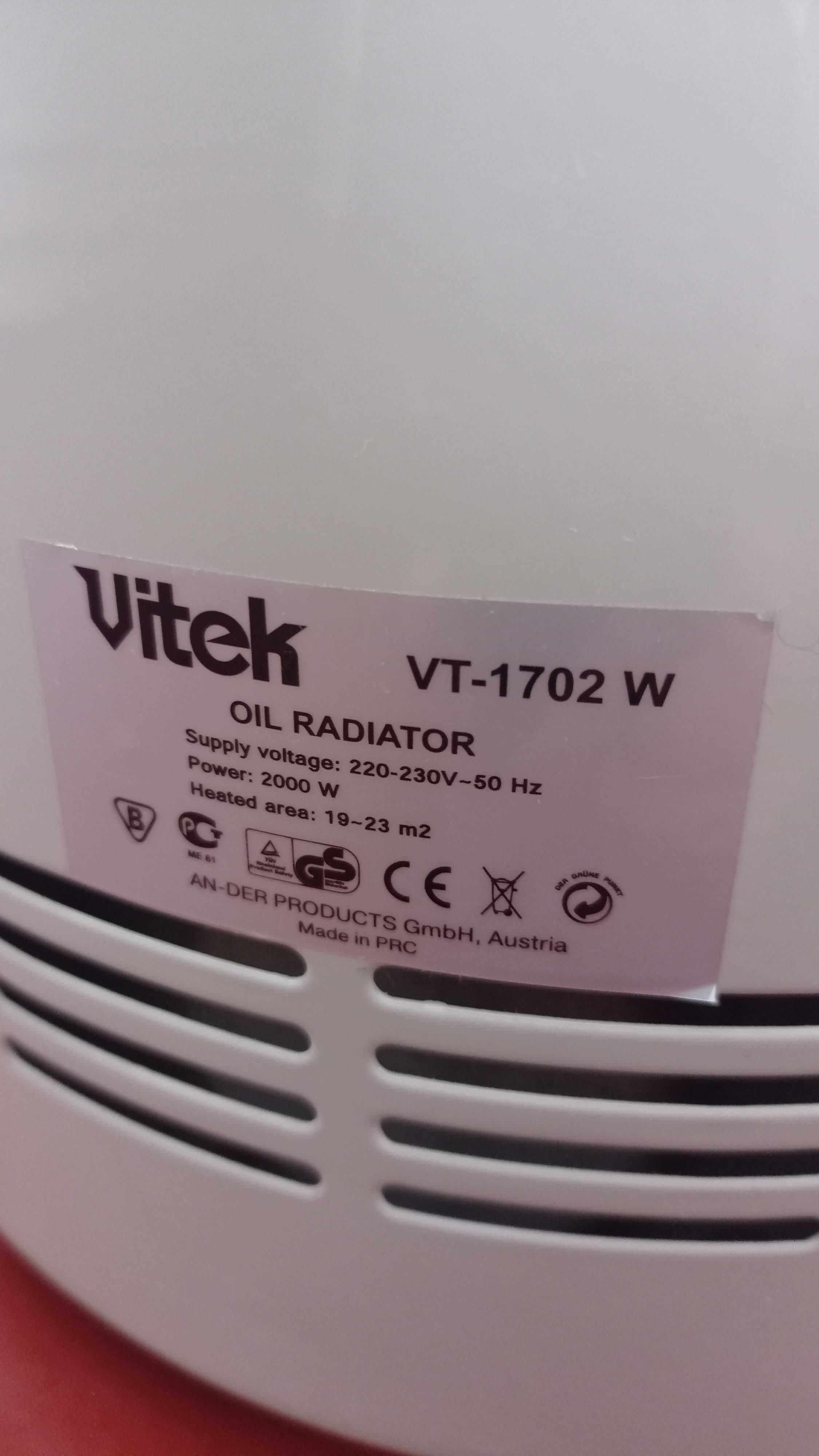 Радиатор Vitek масляный на 9 секций