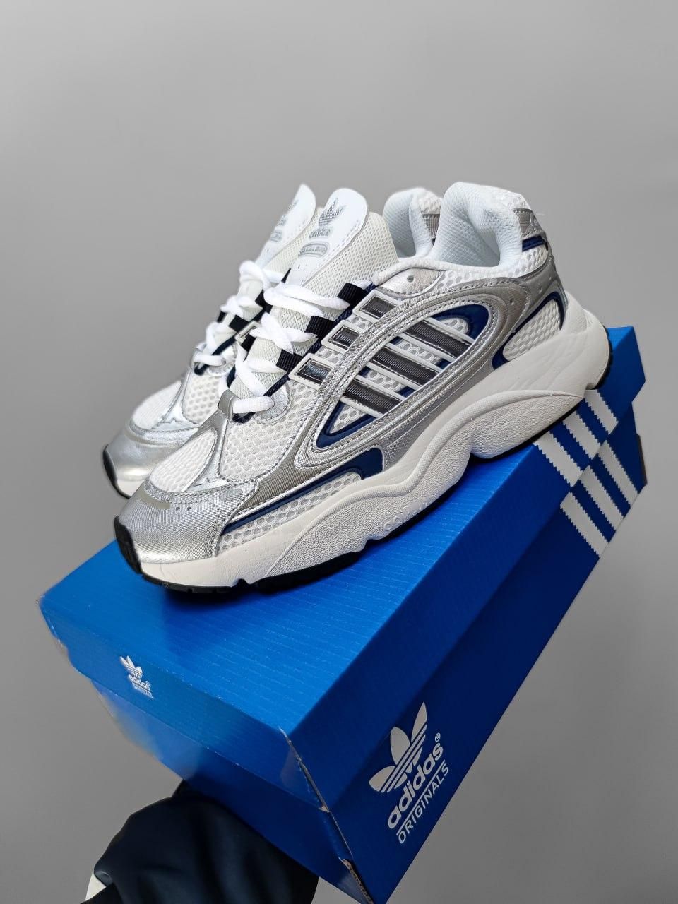 Кроссовки мужские Ozmillen Silver Blue Адідас БЕЗ ПРЕДОПЛАТИ
