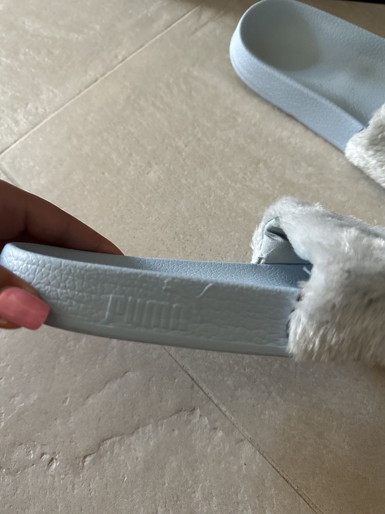 Puma Fenty by Rihanna klapki futerko r. 41 42 slide j. nowe okazja