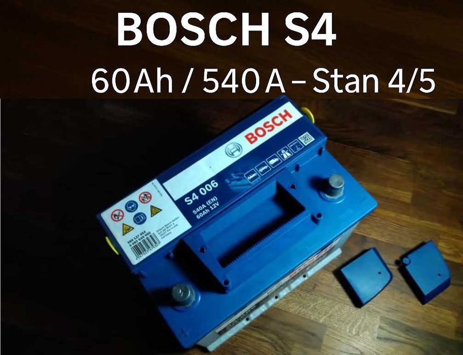 Bosch S4 S4004 typ 075, 60Ah, 12V, 540A akumulator bateria samochodowa