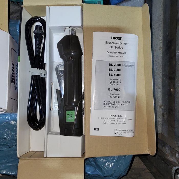 Wkrętak Hios BL 7000 zestaw