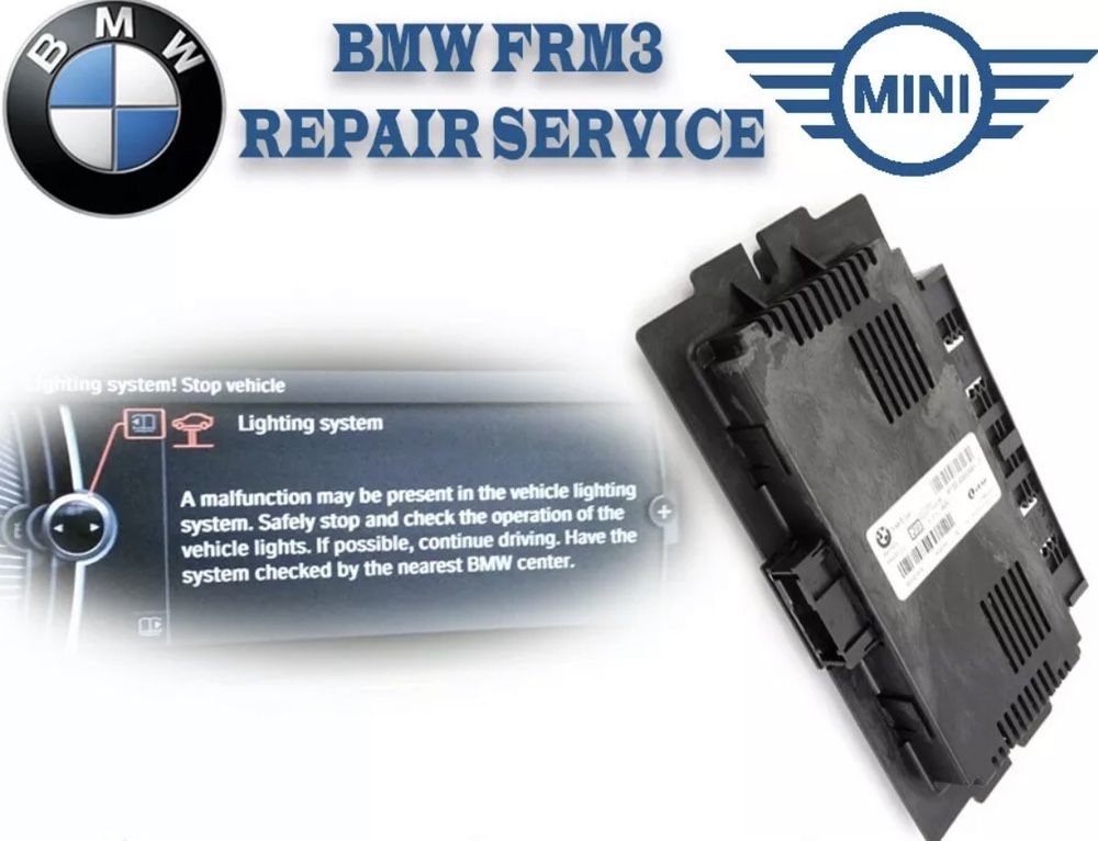 Ремонт блока FRM3 BMW MINI E81, E82, E84, E87, E90, E91, E92, E70, E71