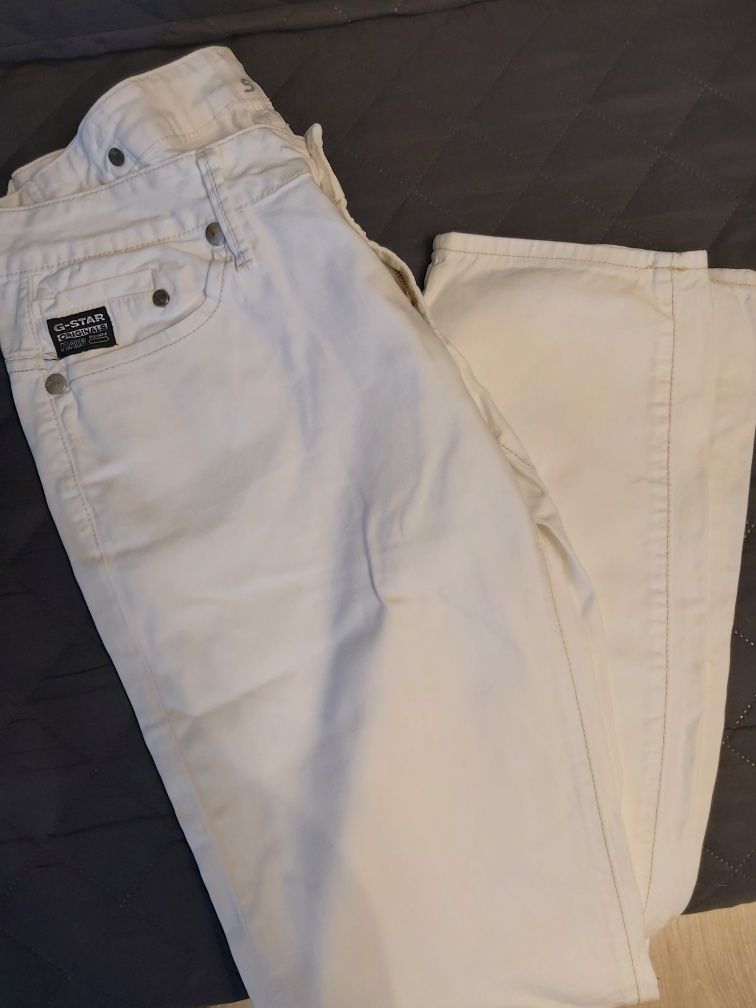 Spodnie białe G-Star