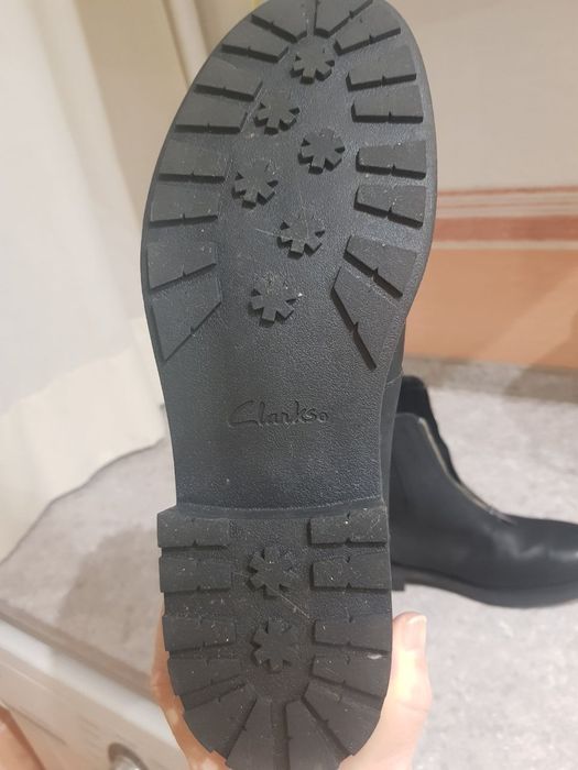 Шкіряні  ботинки  шкіряні чоботи Челсі  Clarks