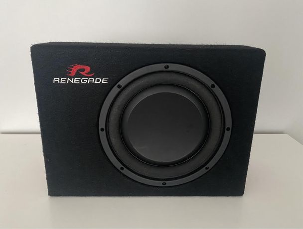 Renegade subwoofer RXS 1000 skrzynia basowa wzmacniacz RXA 550