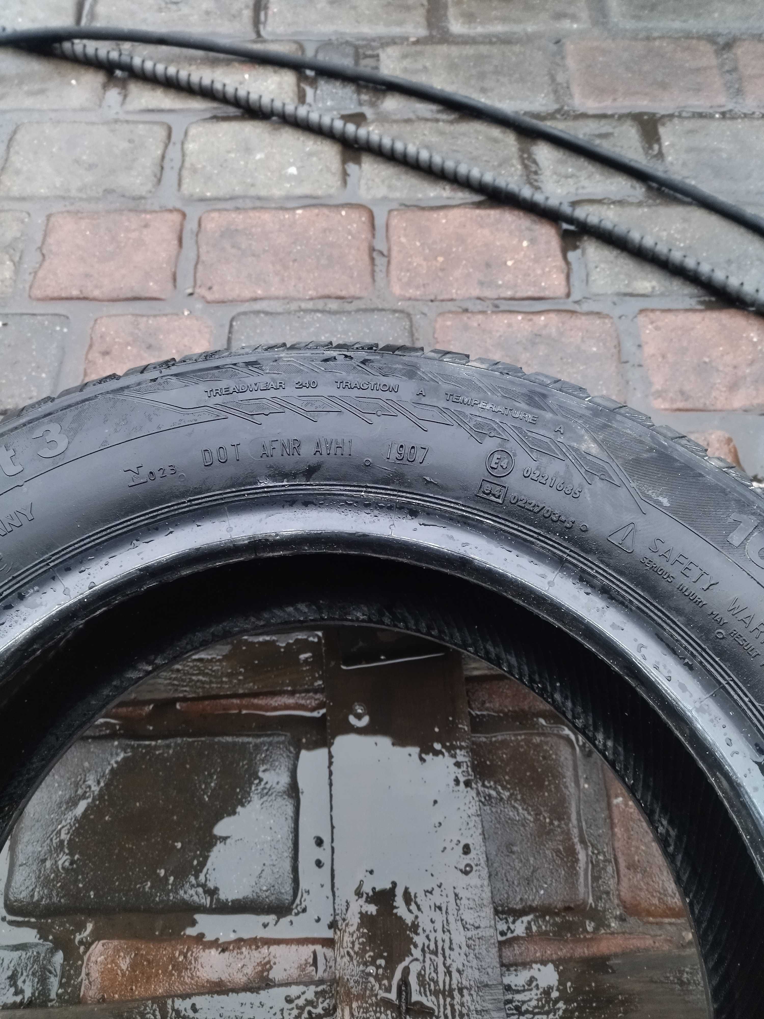 165/70R14 Continental Contact 3 81T 1907 1szt. lato nowa.