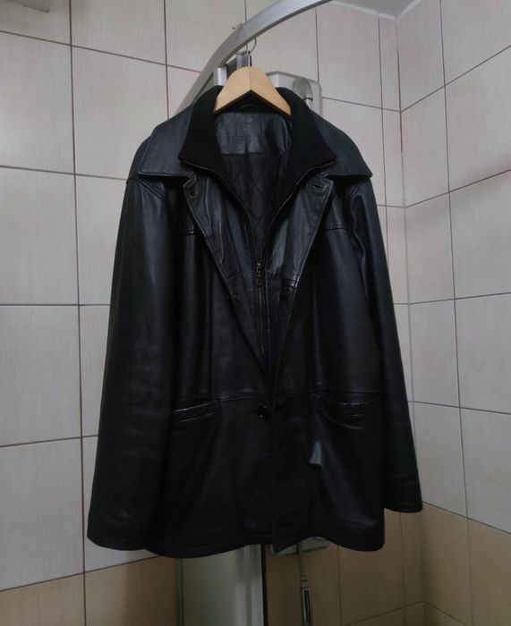 płaszcz kurtka Burton XL  laguna leather męska  elegancki damski czarn