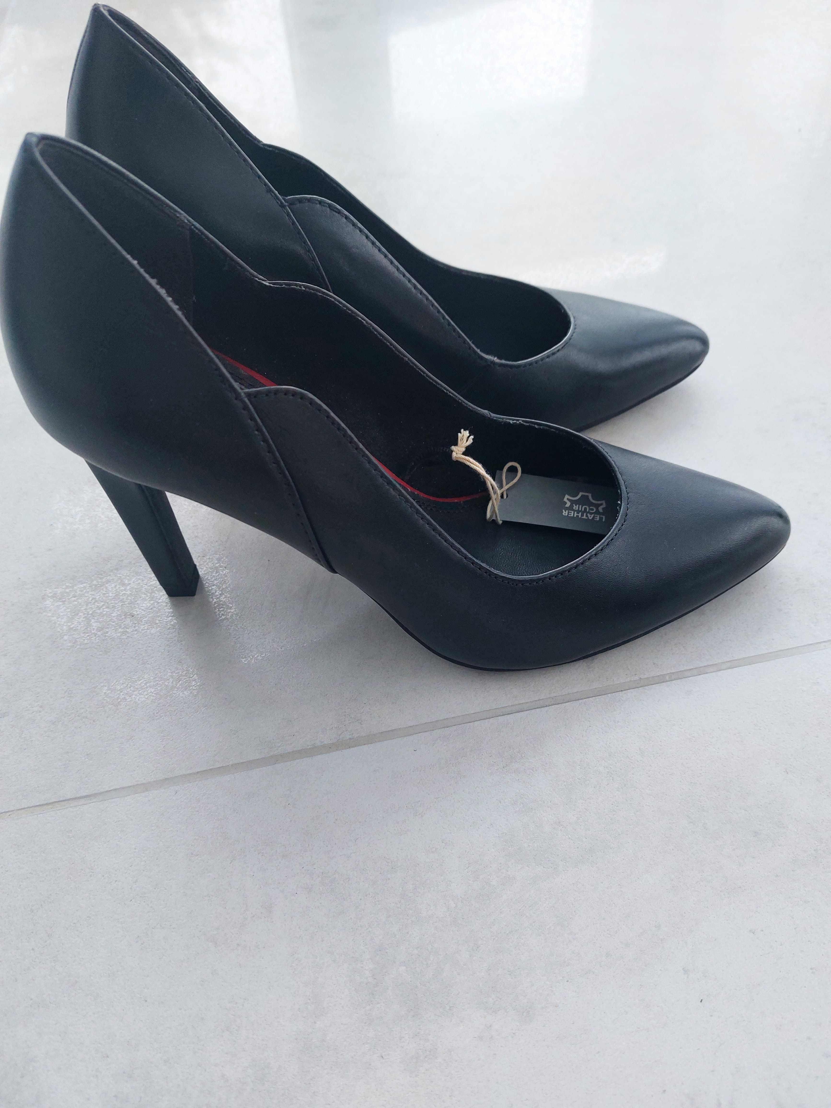 Buty skórzane Marco Tozzi NOWE!