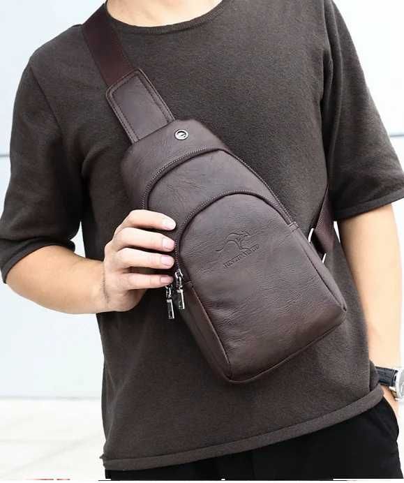 Чоловіча мужская сумка бананка крос-боді для чоловіків барсетка топ