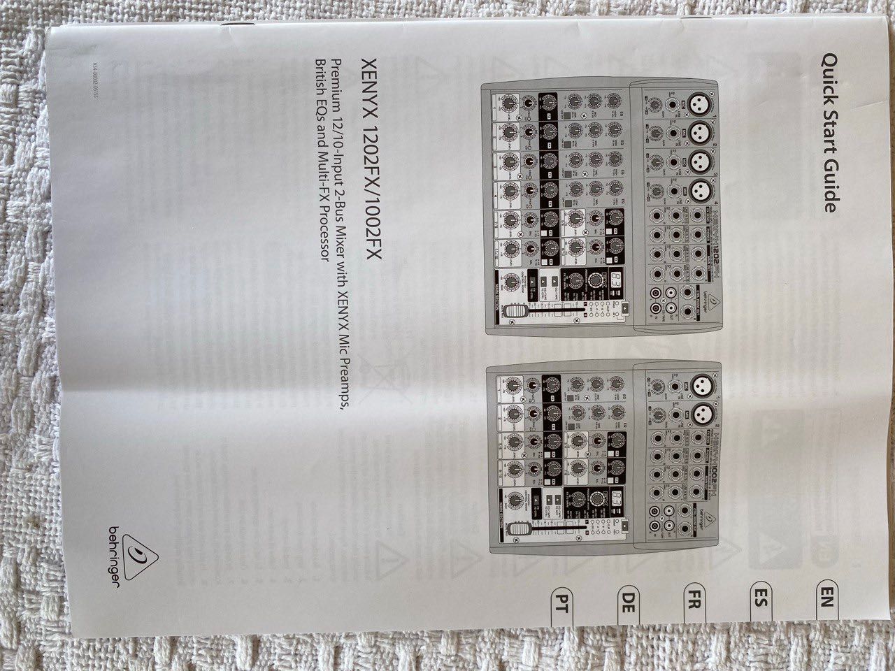 Мікшер Behringer Xenyx 1202FX