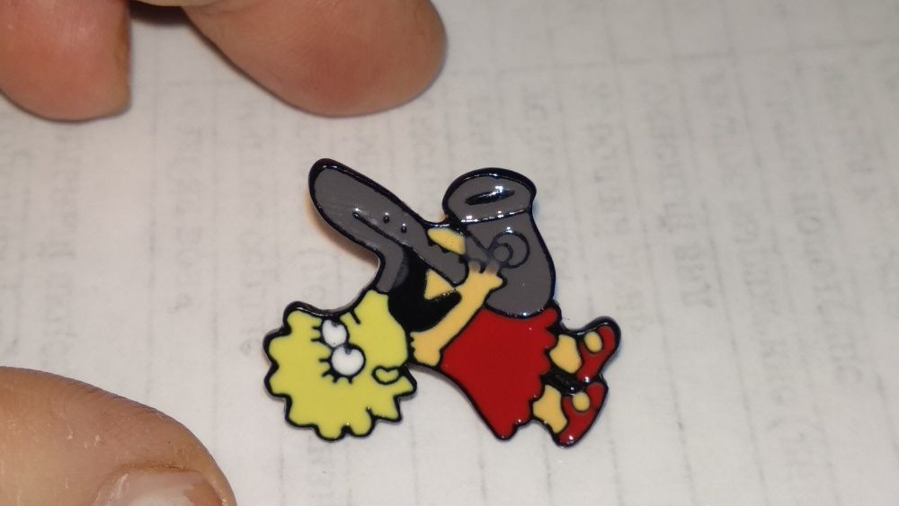 детский значок брошь ЛИЗА СИМПСОН The Simpsons Lisa Marie Simpson