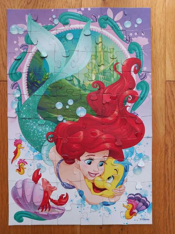2 w 1 Puzzle Trefl "Disney" - 2x60 elementów