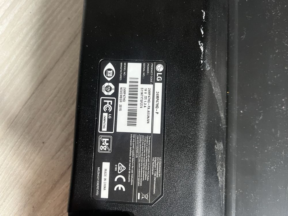 Monitor Lg 24mp47hq na czesci