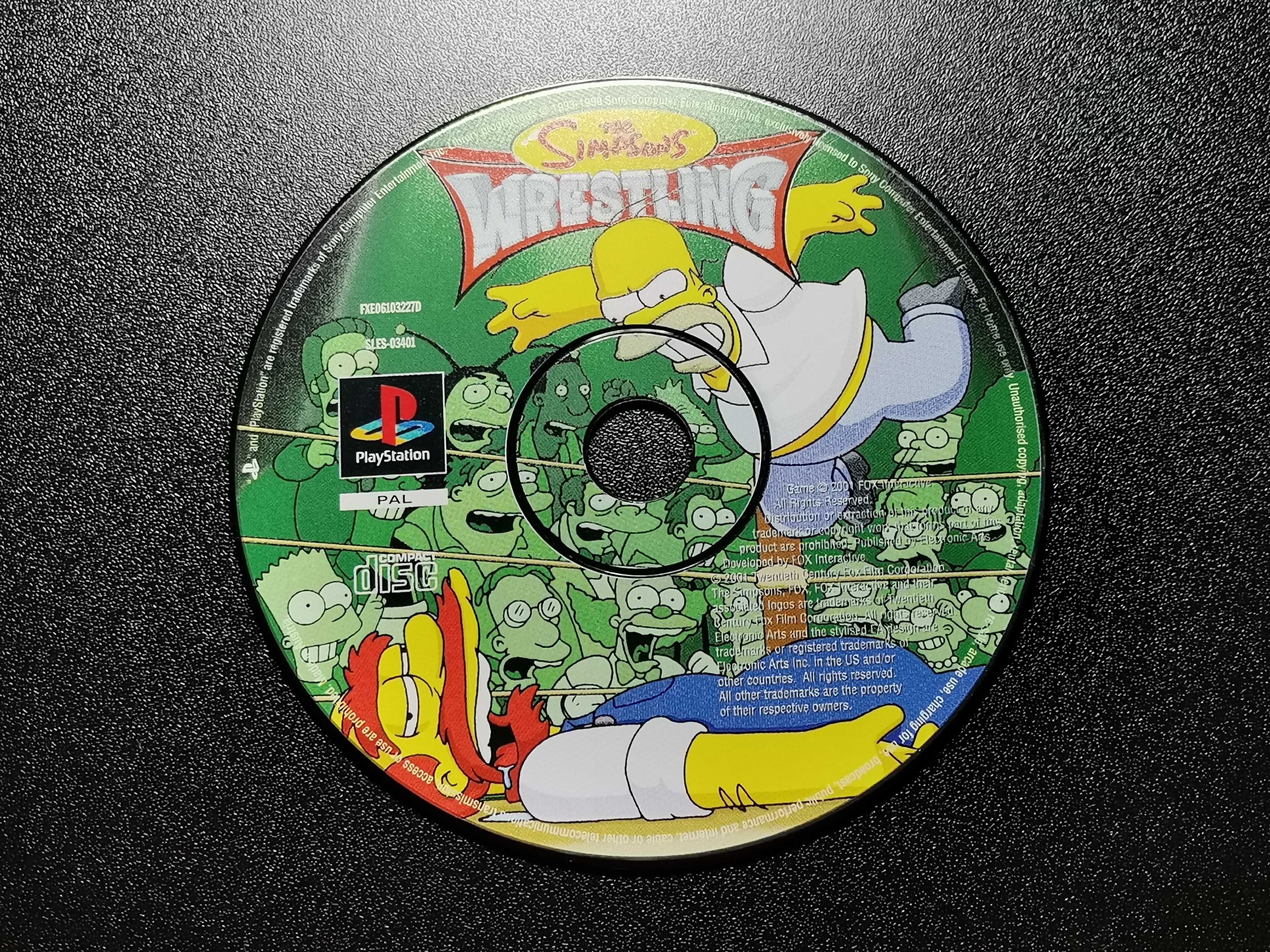 PlayStation The Simpsons Wrestling