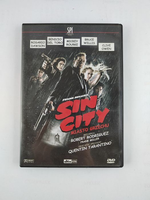 Sin City Miasto grzechu DVD Mickey Rourke Benicio del Toro Clive Owen