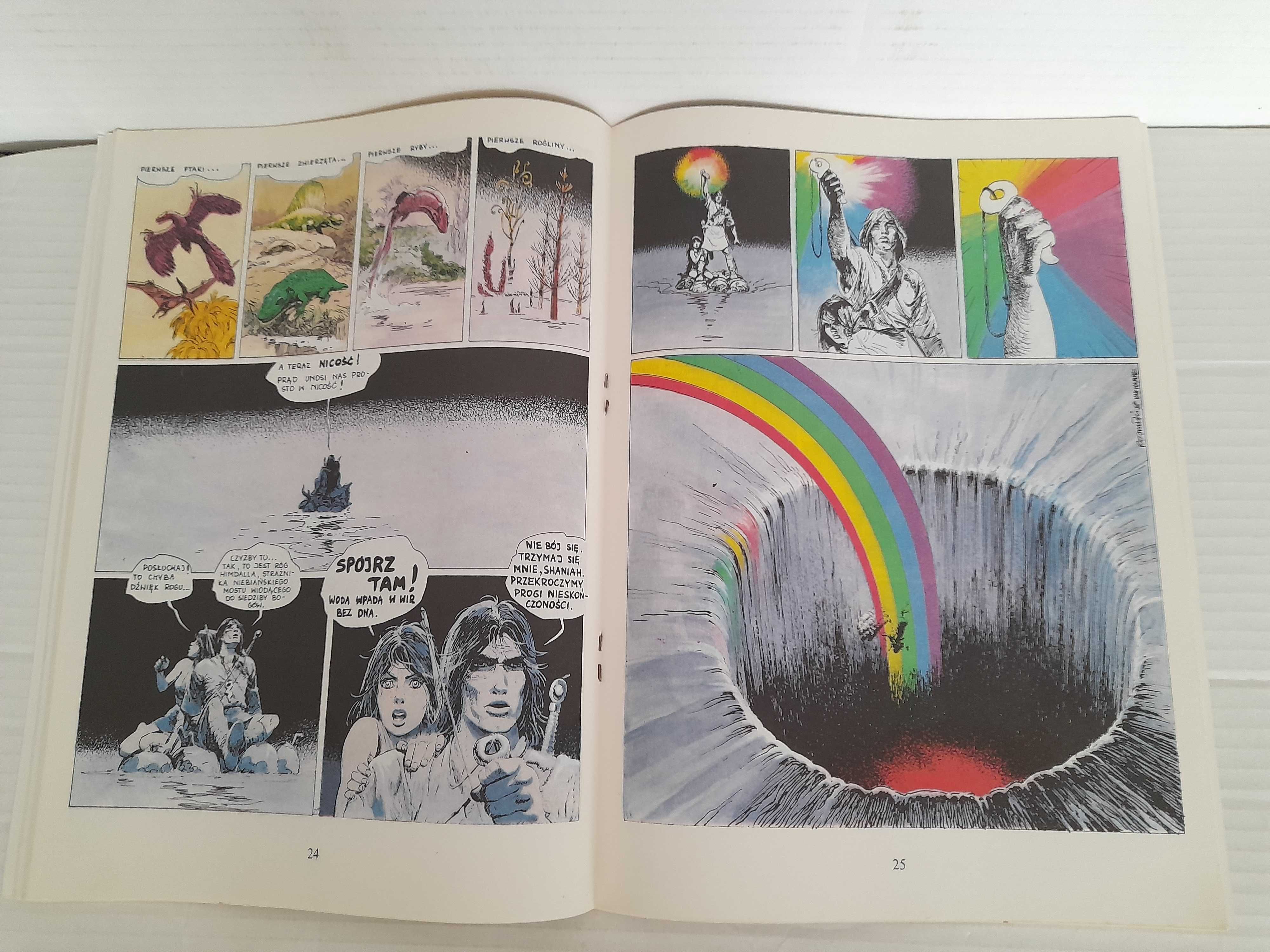 Komiks THORGAL PONAD KRAINĄ CIENI ORBITA 1990 wyd. 1 Rosiński Stan BDB