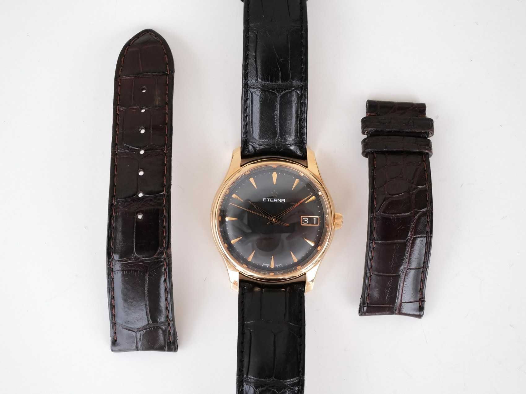Eterna Vaughan Big Date 18K Rose Gold 42mm
