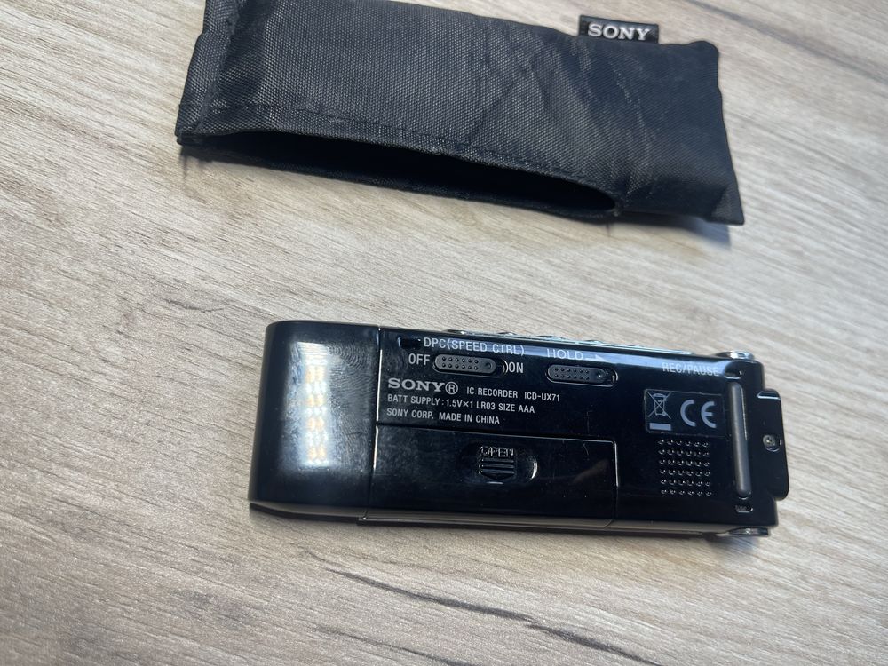 Sony ic recorder ux71