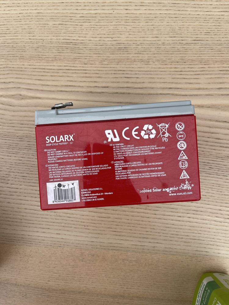 Pack Compacto: Bateria SOLARX-14 + Inversor 12V/220V