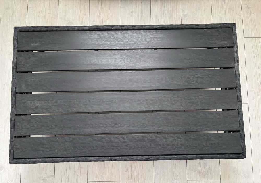 Stolik kawowy ogrodowy 1100x650x160 Jysk technorattan technoratan