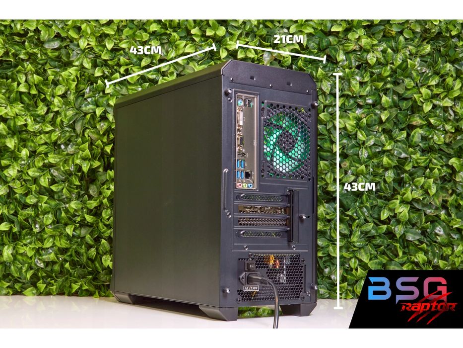 komputer gamingowy bsg raptor v17 ryzen 5 32gb ssd1tb rtx4060 win11