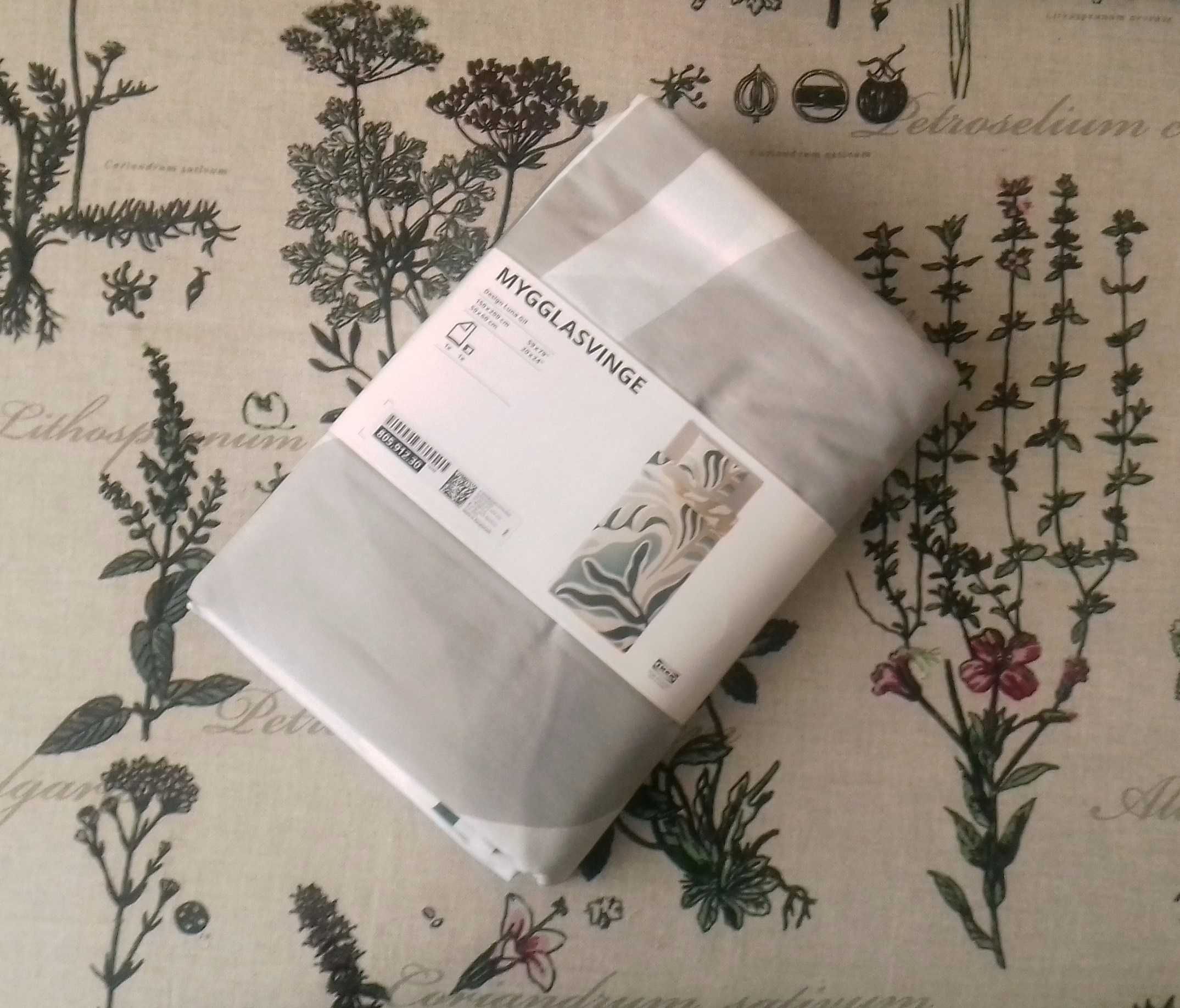 IKEA MYGGLASVINGE komplet pościeli 150x200