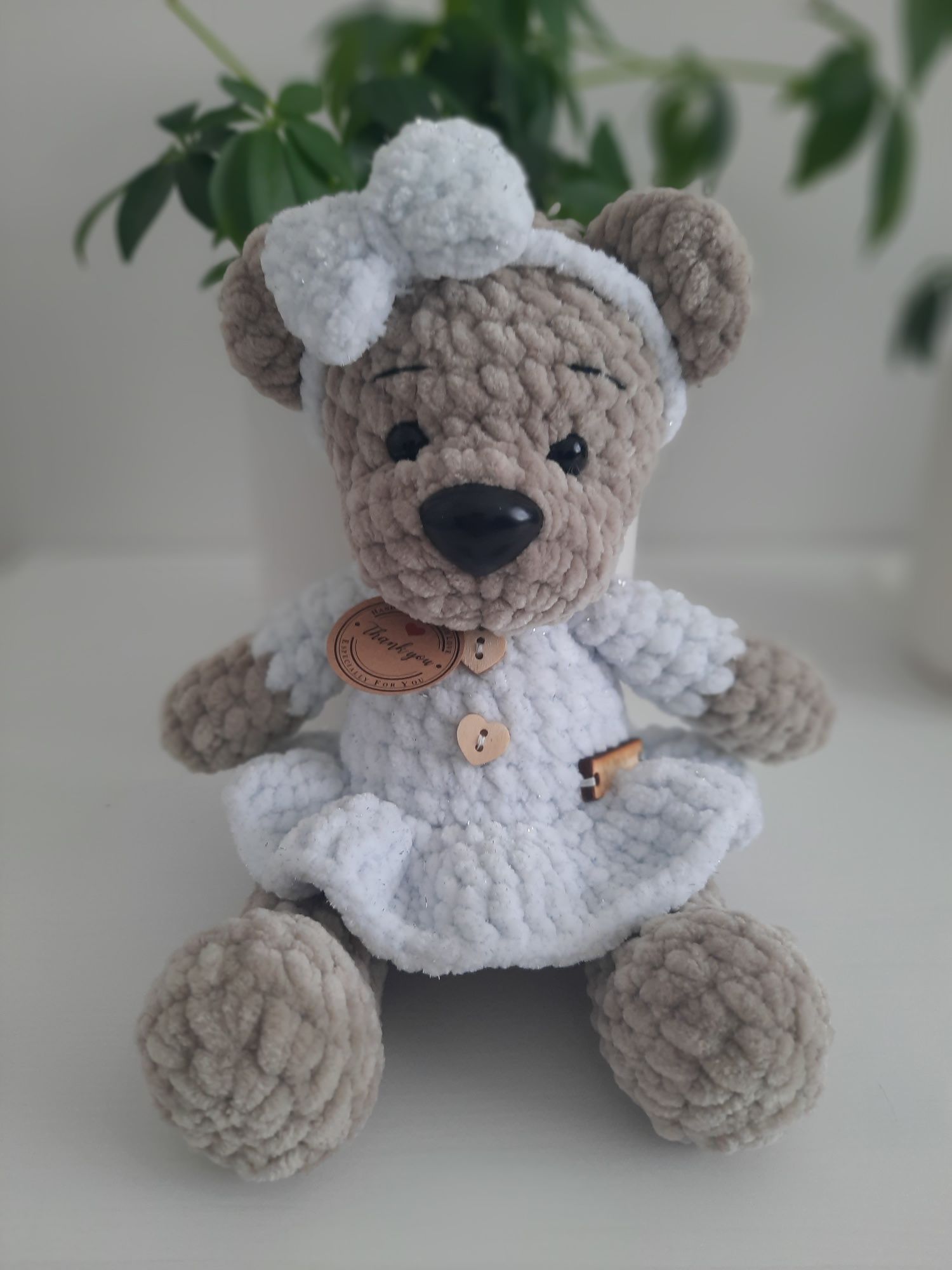 Miś robiony na szydełku amigurumi