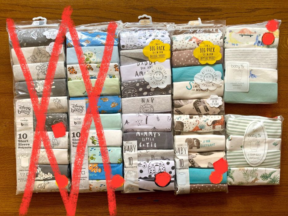 68 cm Body i Pajace dla Chłopca i dziewczynki, 3- 6 KILKA zdjęć GEORGE