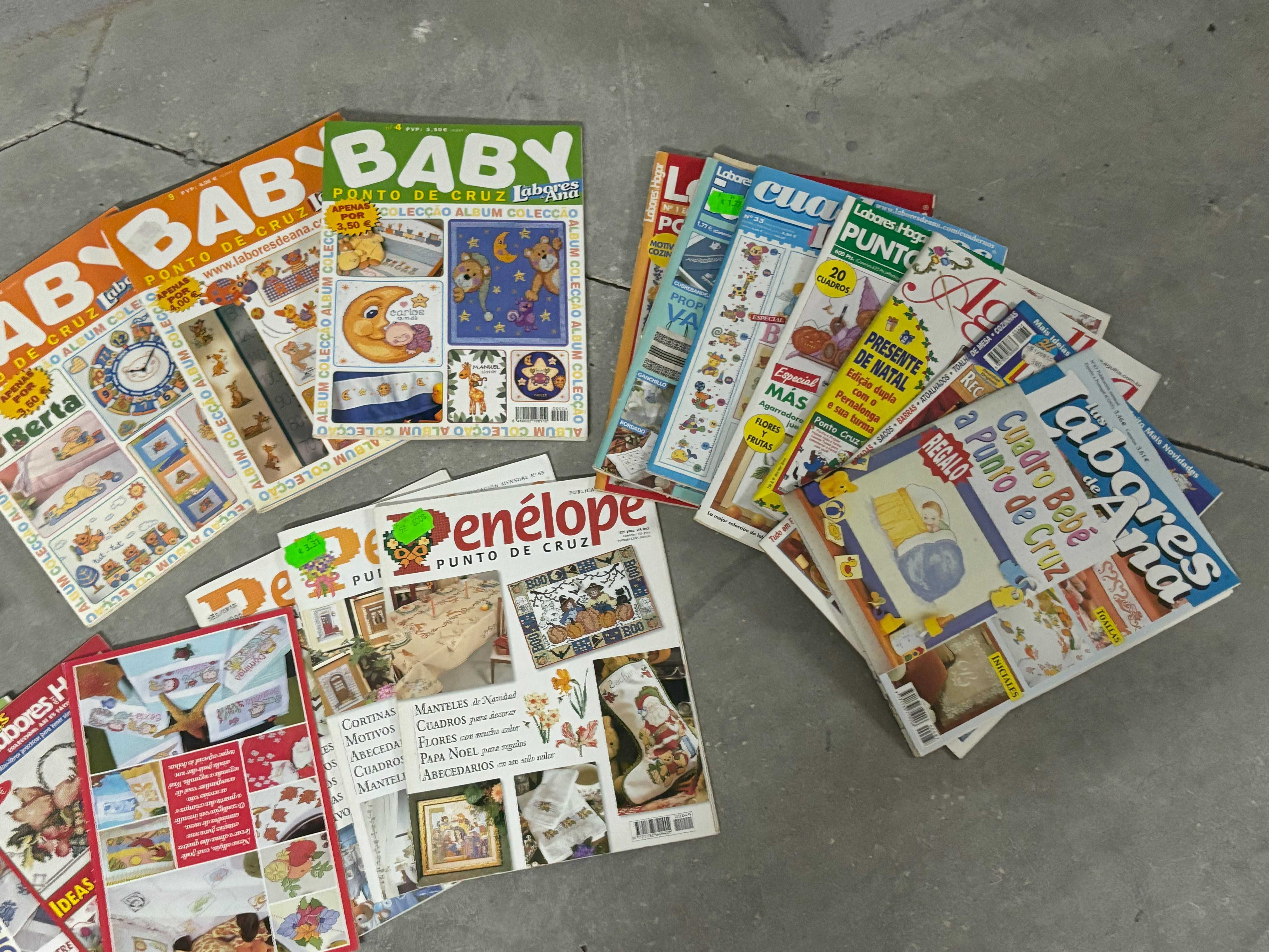 Revistas Ponto Cruz (24 Revistas Normais + 1 Livro c/ várias edições)