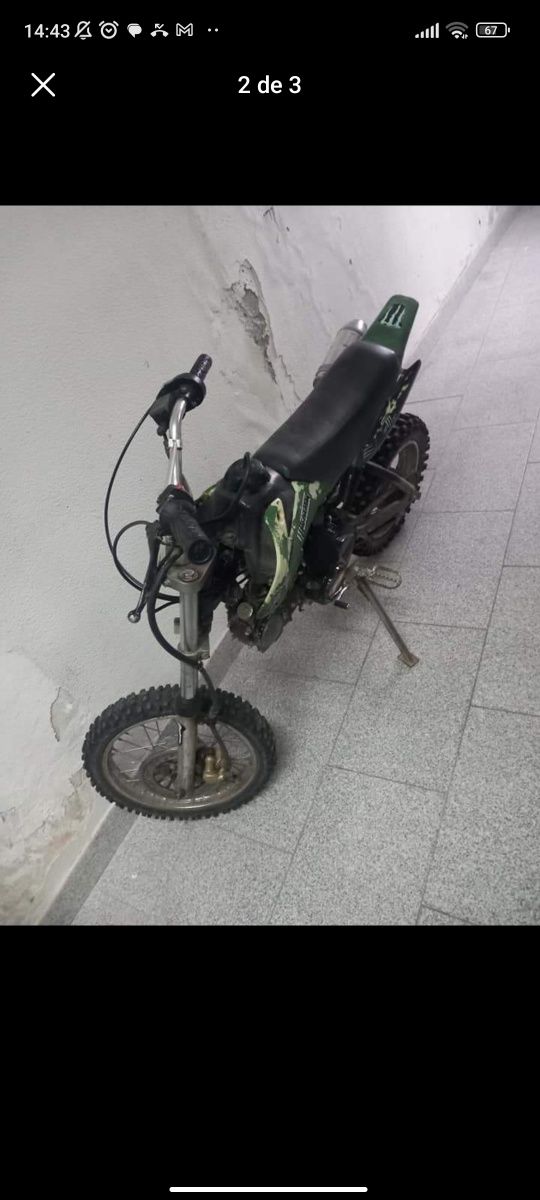 Pit bike 140cc a trabalhar!!