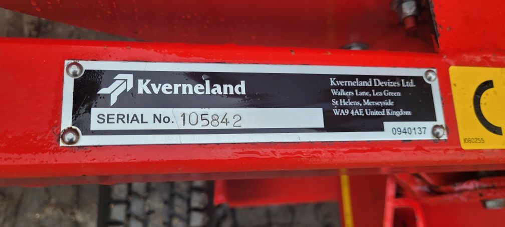 Ścielarka kverneland kd 807 kidd Tarrup sieczkarnia rozdrabniacz słomy