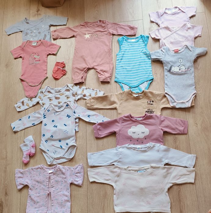 Ubranka niemowlęce dla dziewczynki 50-74