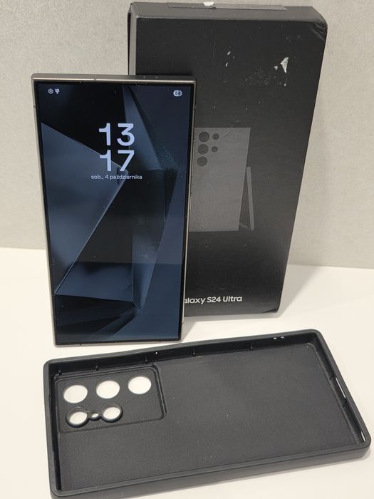 Jak Nowy Samsung Galaxy S24 Ultra 256GB Titanium Black Bez Rat Gwaranc