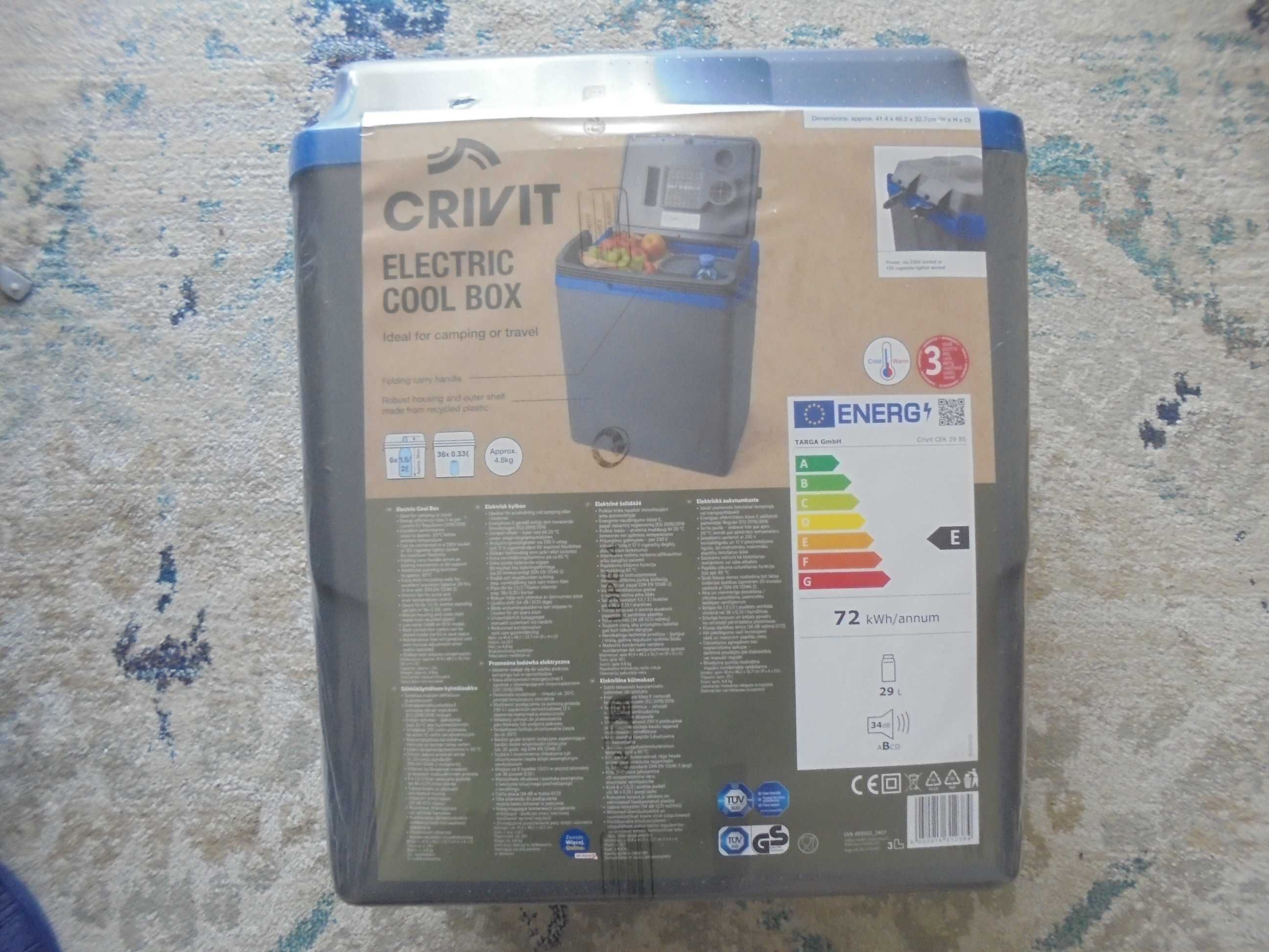 Lodówka turystyczna 29 l CRIVIT