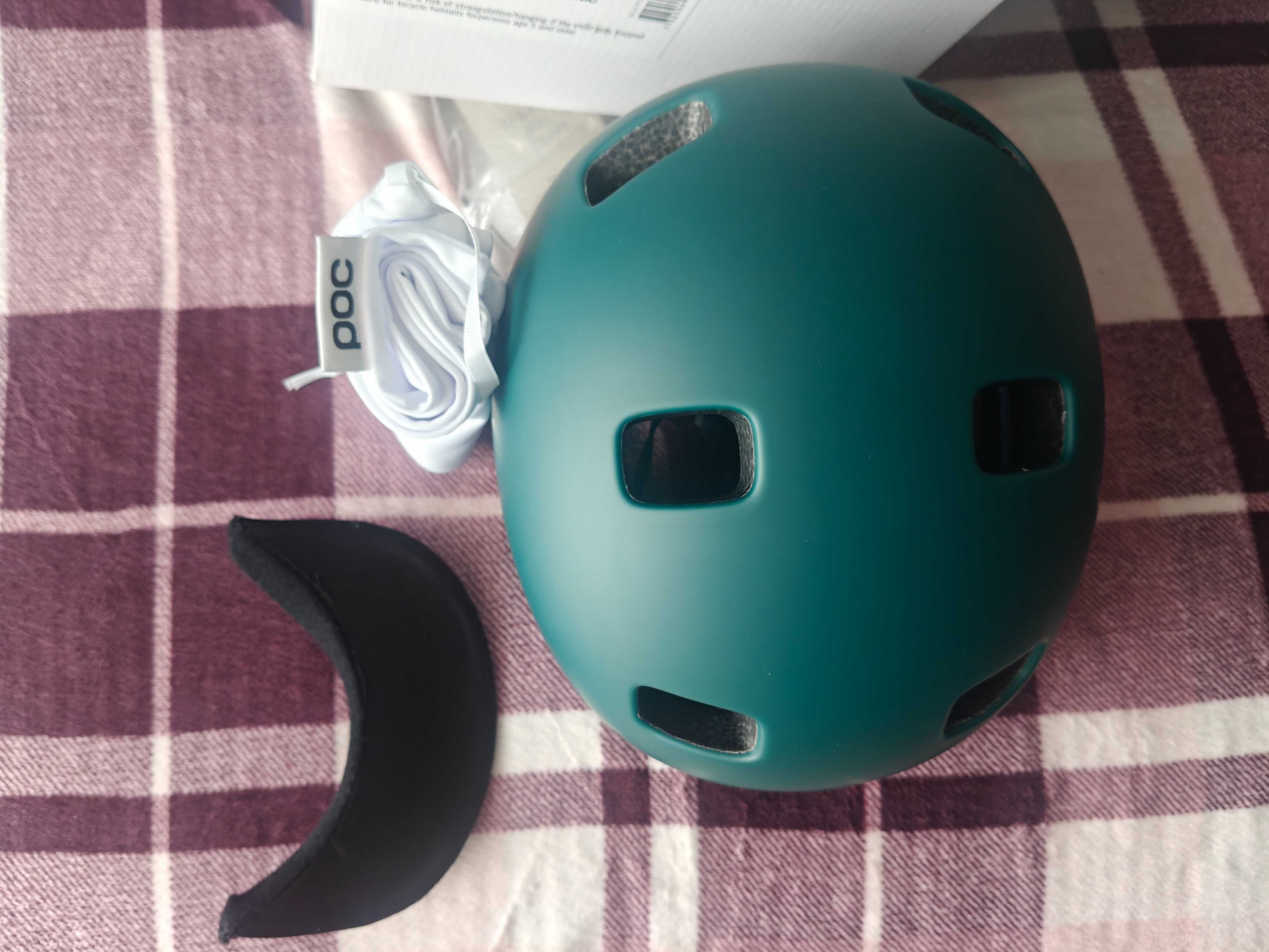Nowy kask rowerowy POC Crane MIPS (rozmiar 55-58 green matowy